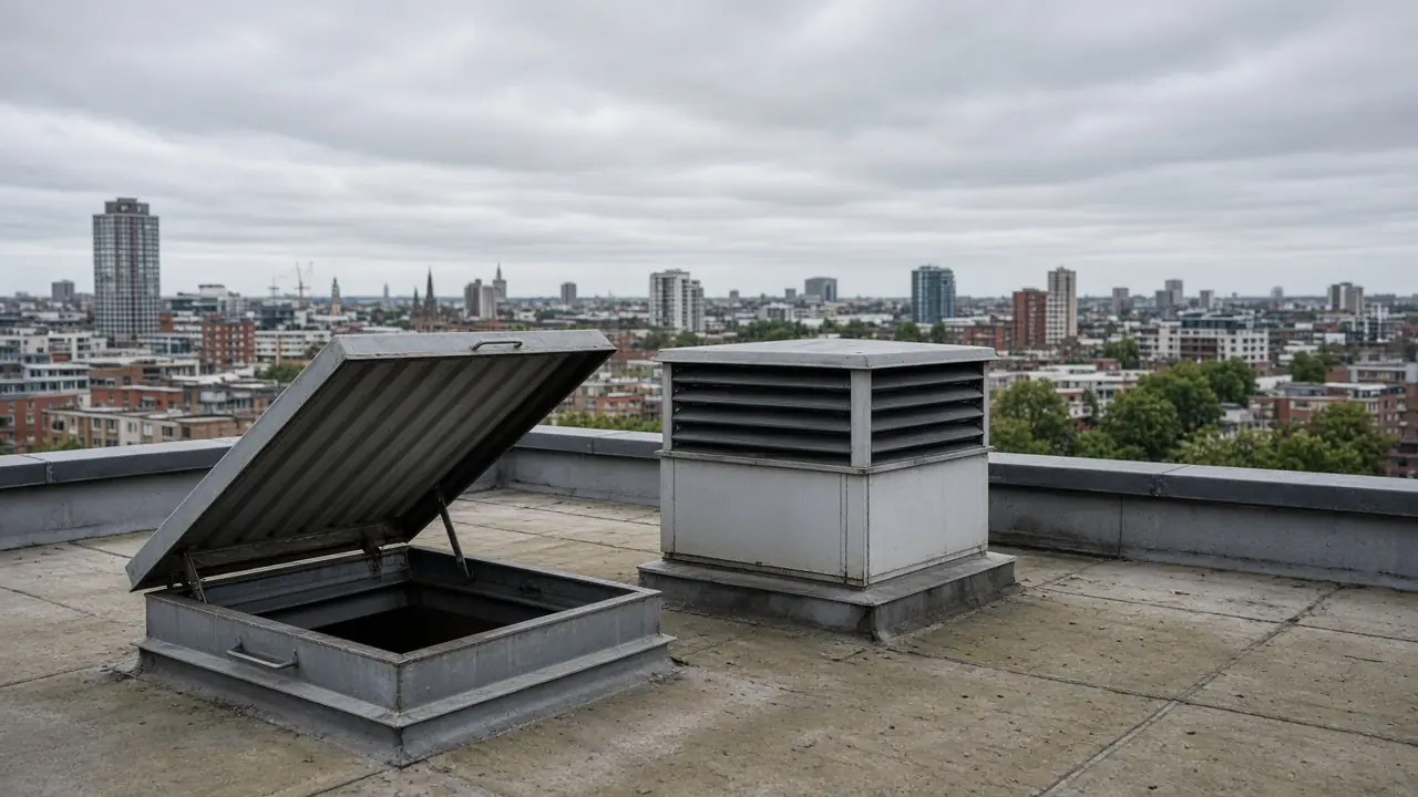 Smoke Vent Roof Hatches across the UK – AOV Smoke Control